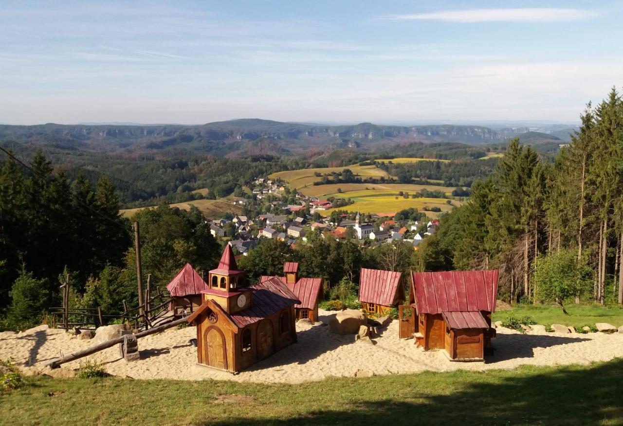 Wanderunterkunft Wachbergbaude Sebnitz Exterior foto